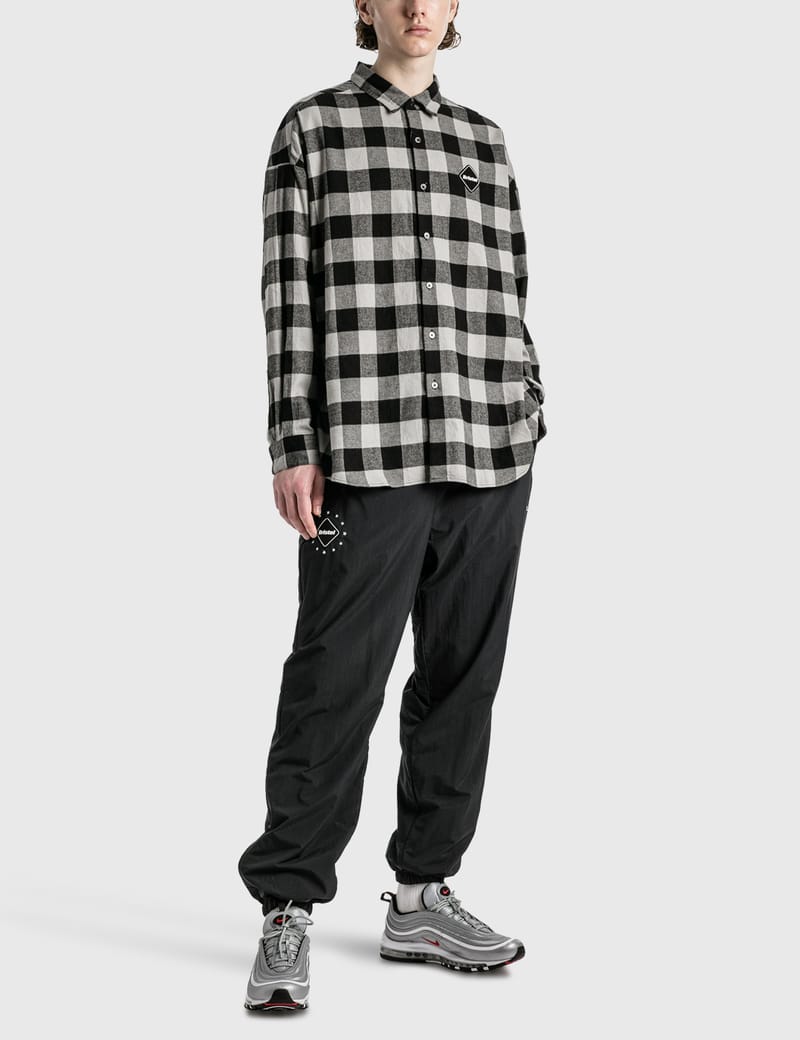 F.C. Real Bristol - Big Logo Flannel Baggy T-shirt | HBX