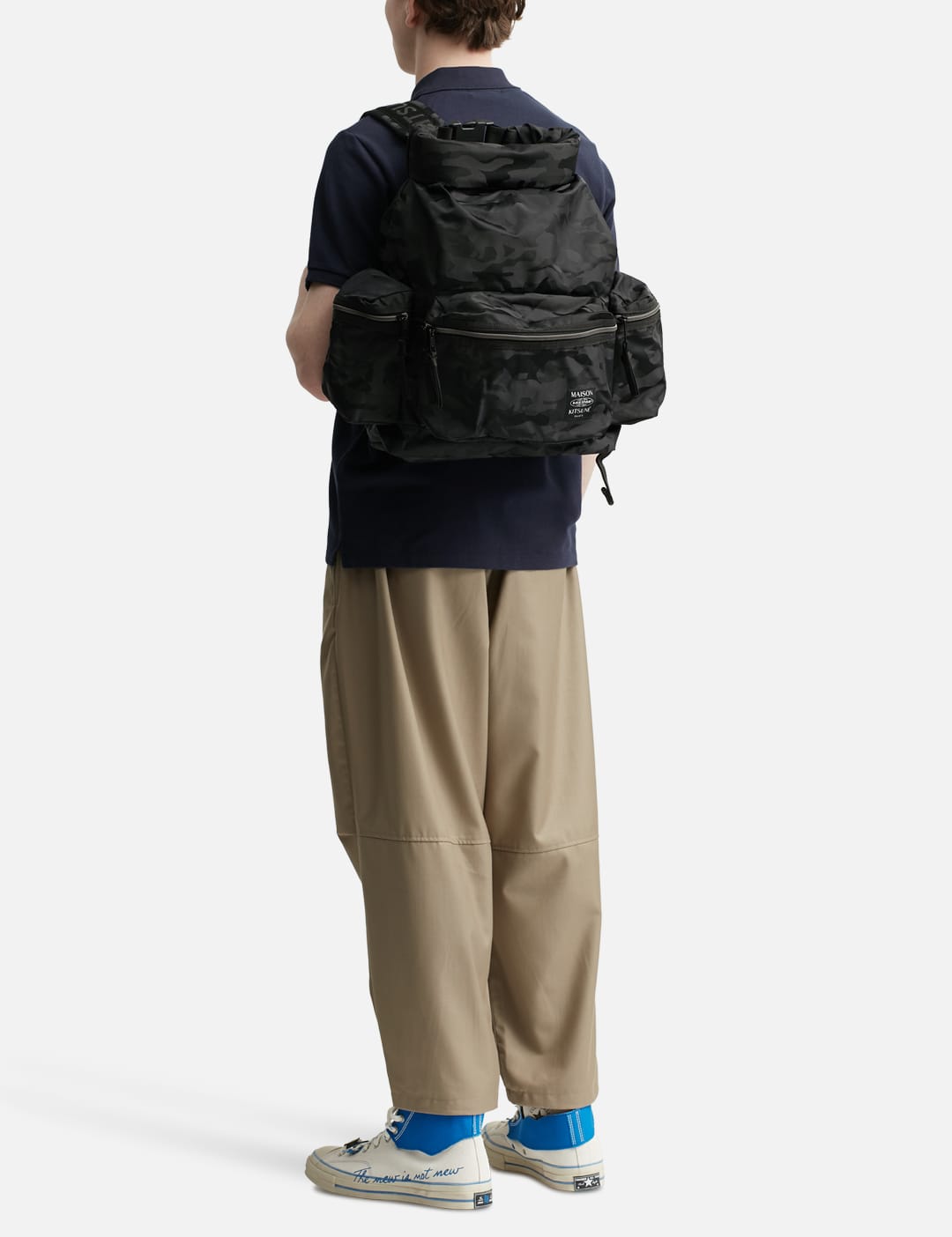 Maison Kitsuné - Maison Kitsune x EASTPAK Toproll Backpack | HBX
