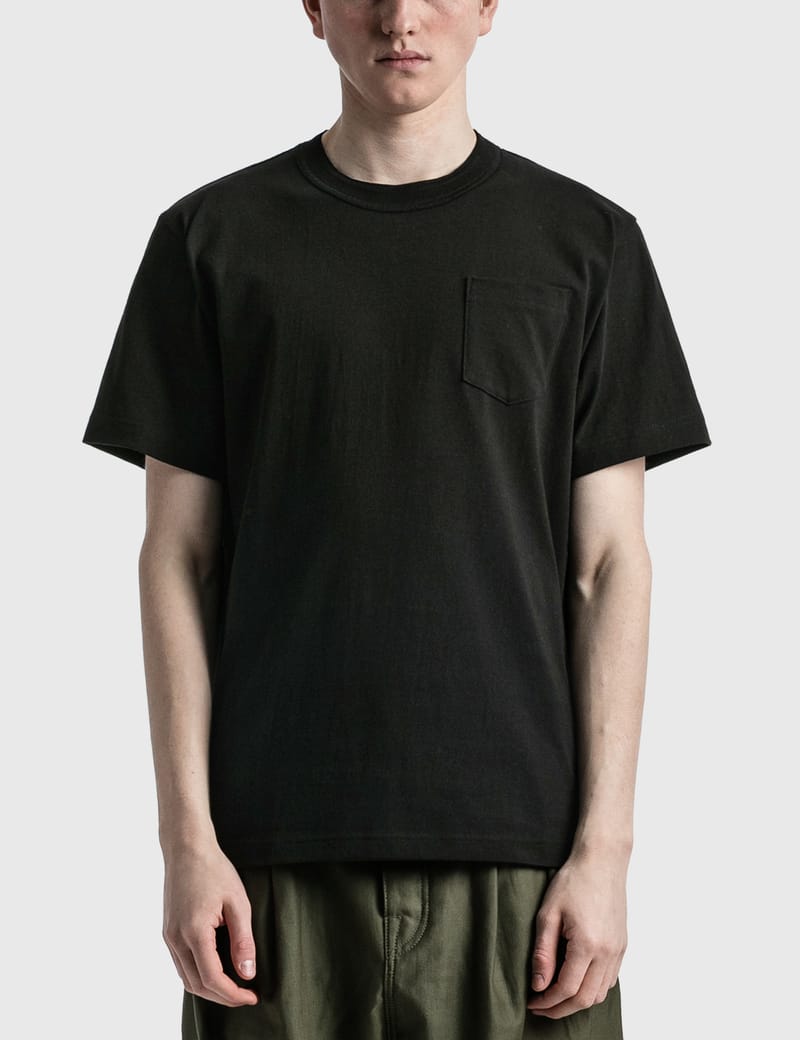 Sacai - Side Zip Cotton T-shirt | HBX - HYPEBEAST 為您搜羅全球潮流