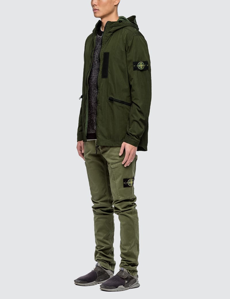 Stone Island - Nylon Metal Flock Hooded Jacket | HBX - Globally