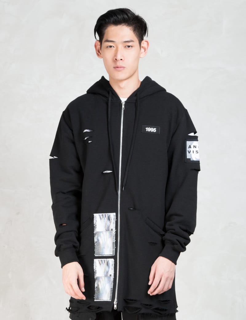 Misbhv - Black Osaka Zipped Long Hoodie | HBX