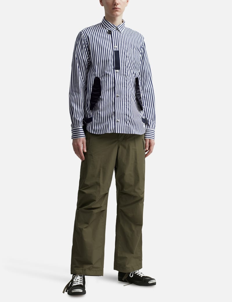 Sacai - COTTON POPLIN SHIRT | HBX - HYPEBEAST 為您搜羅全球潮流時尚品牌