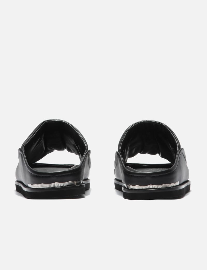 Toga Virilis - Leather Slide | HBX - Globally Curated