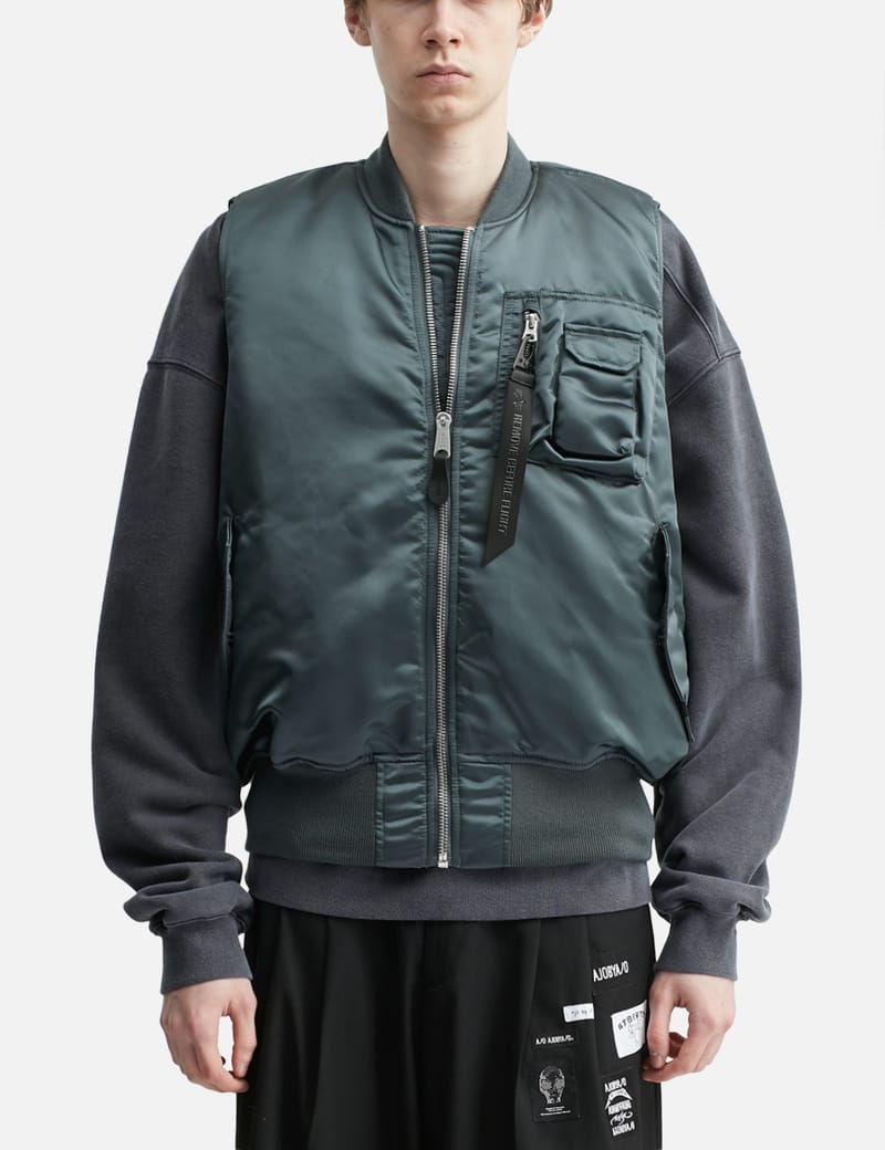 Alpha Industries MA-1 Base UV Vest - Reversible flight nylon vest