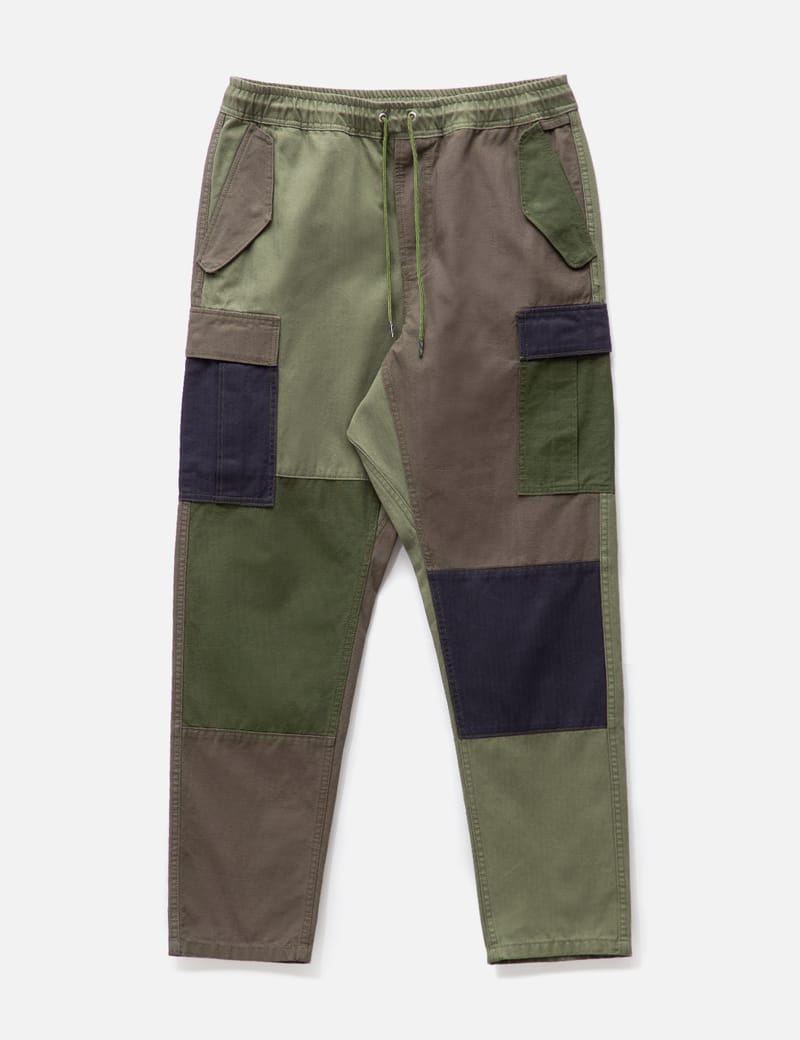 FDMTL - Boro Patchwork Cargo Pants Rinse | HBX - Globally Curated