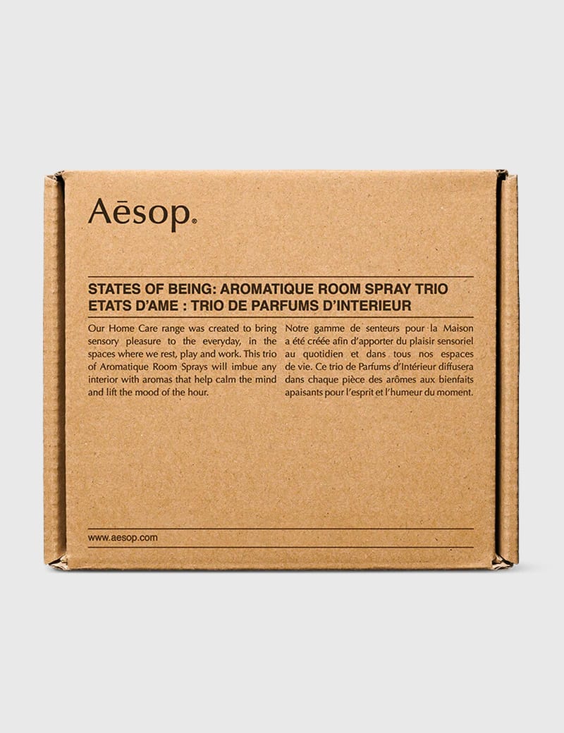 Aesop - States of Being アロマティック ルームスプレー トリオ | HBX