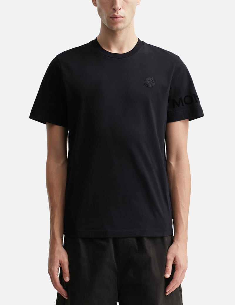 Tシャツ・カットソー MONCLER GRENOBLE Cotton t-shirt with frontal logo Nero Cotton t-shirt with frontal logo MONCLER GRENOBLE - Nugnes1920