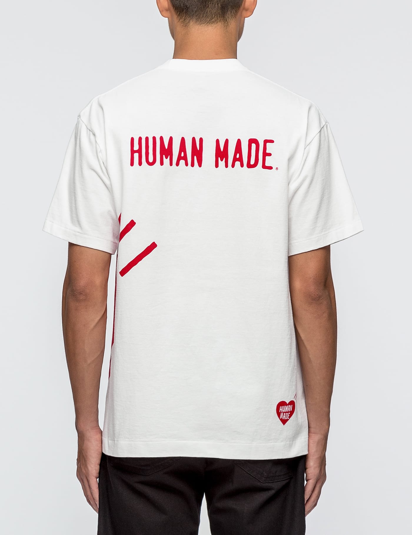 Human Made - Big Heart Print S/S T-Shirt | HBX - Globally Curated 