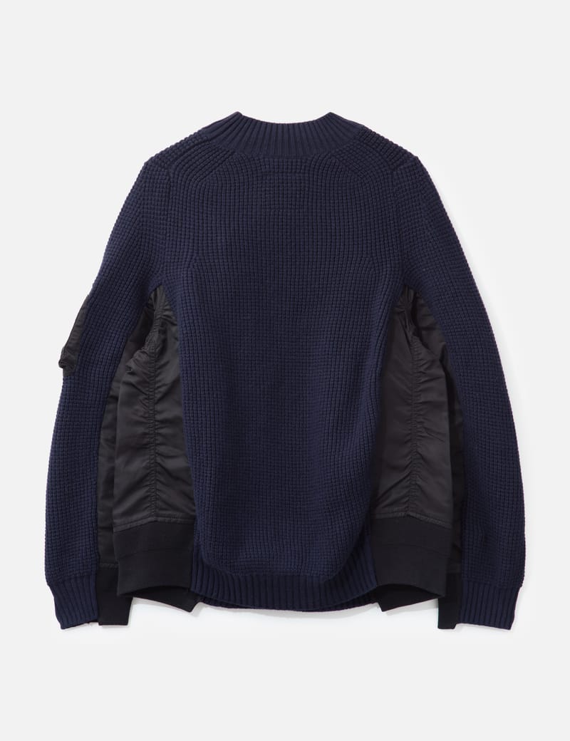 SACAI-DOCKING-WAFFLE-KNIT-MA-1