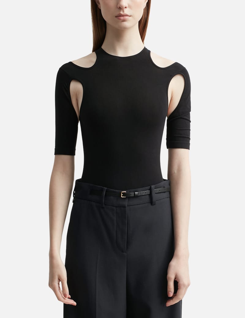 MM6 Maison Margiela ボディスーツ | ニュートラル | FARFETCH JP