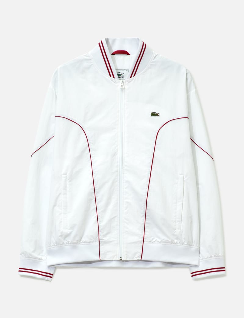 Lacoste - GOLF Le FLEUR* X Lacoste Wool Varsity Jacket | HBX