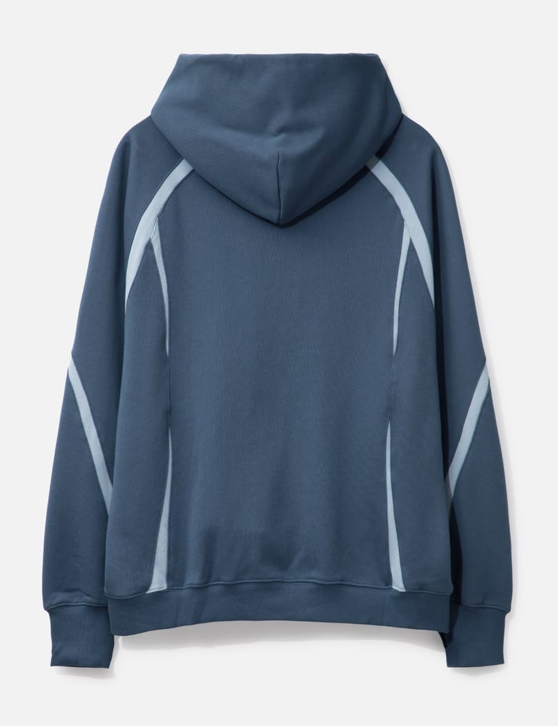 【SAN SAN GEAR】TAPED HOODIE [ASH CHARCOAL]_24FW San San Gear - Taped Hoodie - Ash Charcoal | T.T.O.O