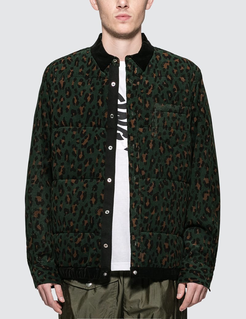 Sacai - Leopard Print Shirt Jacket | HBX - Globally Curated