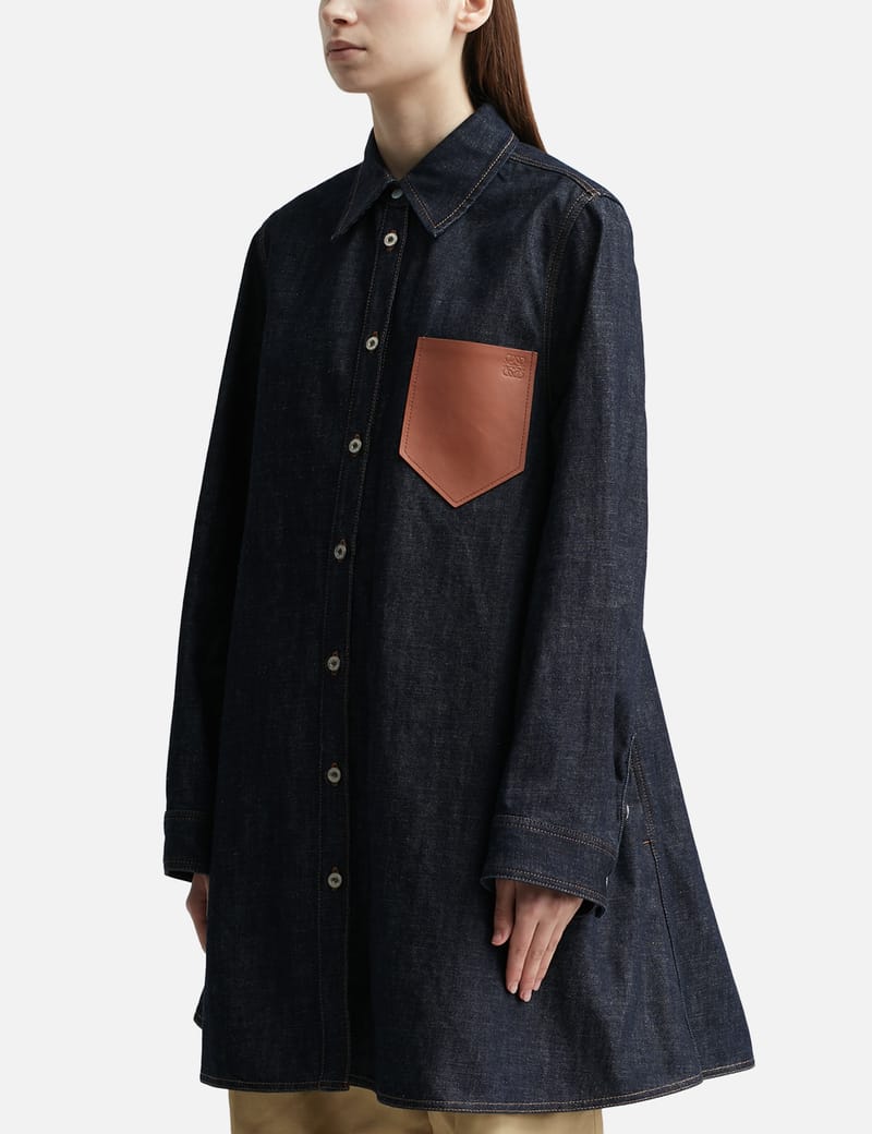 LOEWE★大人気早期完売★Women's Trapeze Overshirt★少量入荷 Loewe Trapeze Denim Overshirt | Liberty
