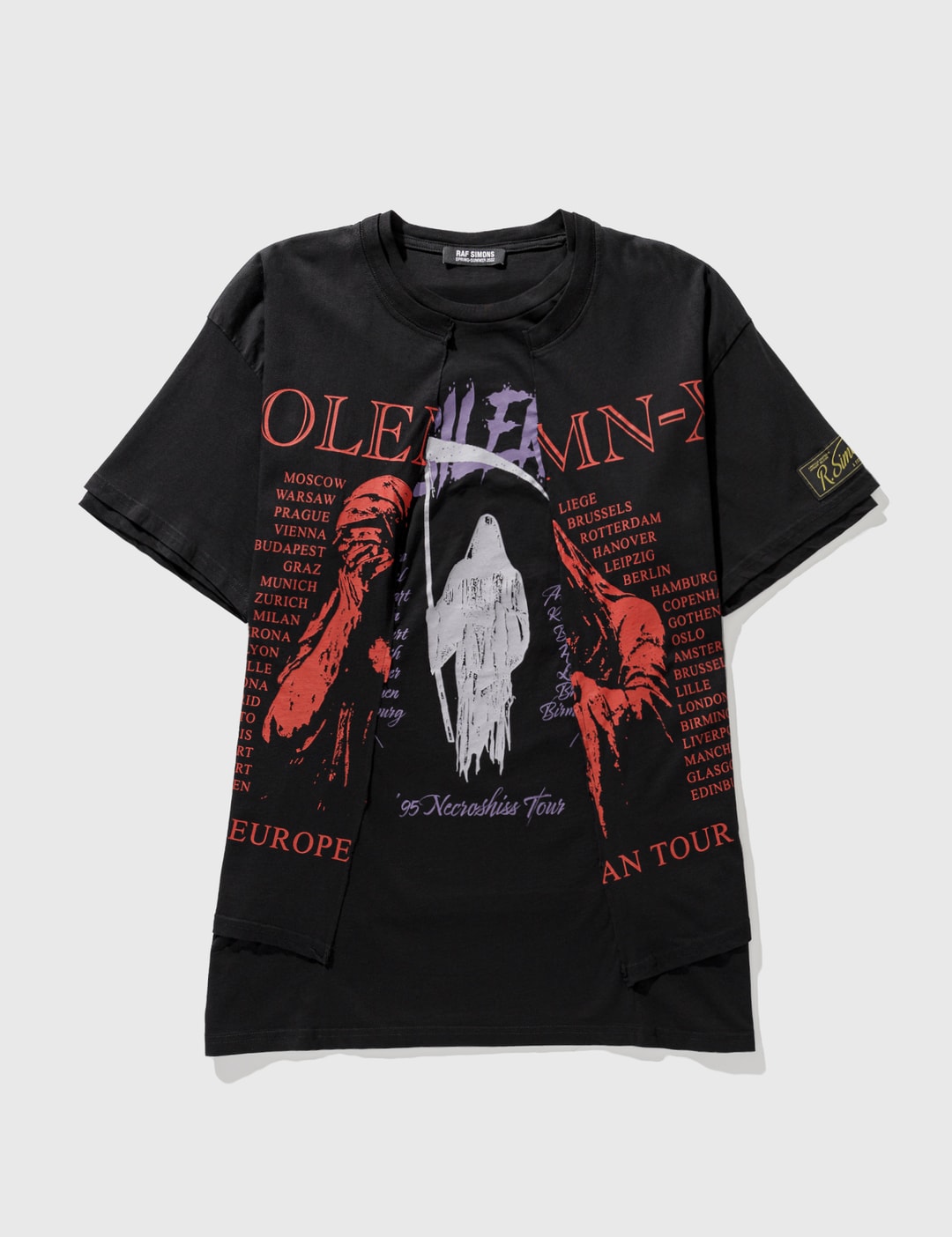 Raf Simons - Solemn-X Big Fit Double T-shirt | HBX - Globally Curated ...