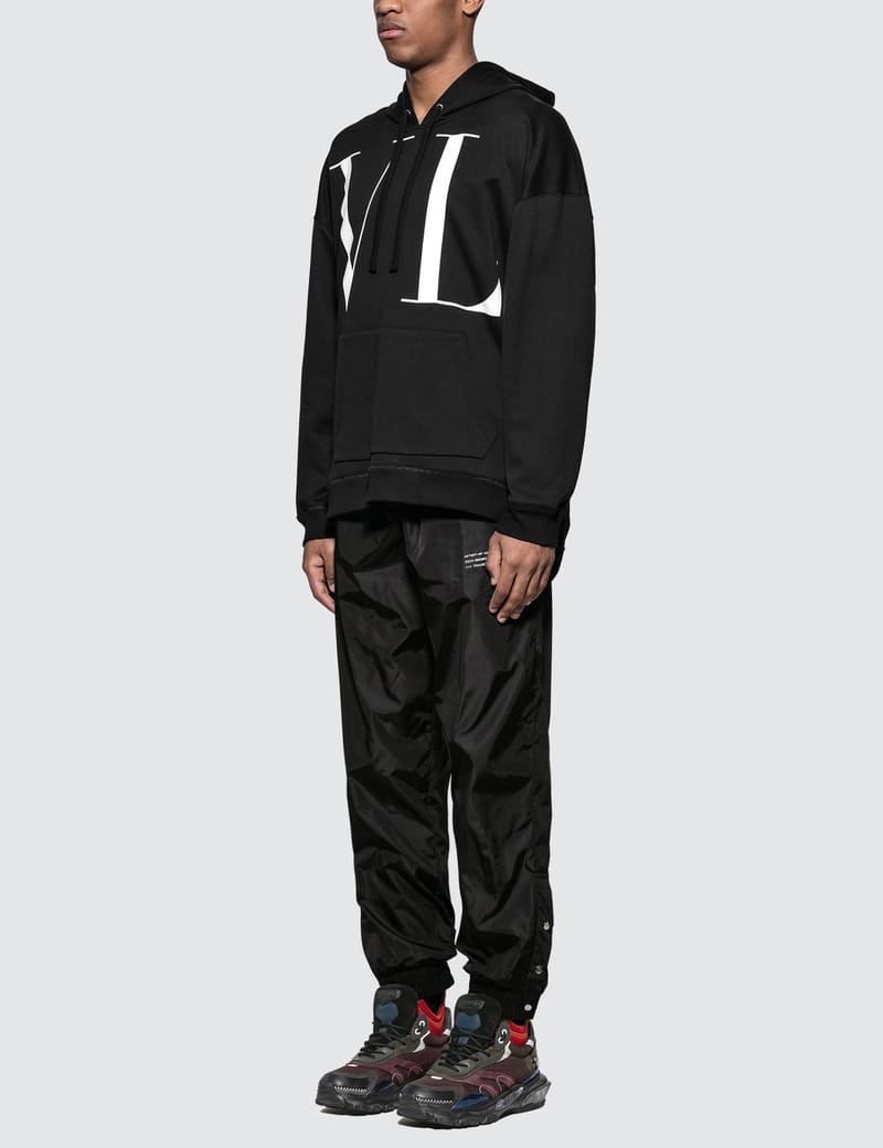 関税送料無料【VALENTINO】VLTN LOGO PRINT FLEECE HOODIE Valentino - VLTN Logo Print Hoodie | HBX - Globally Curated