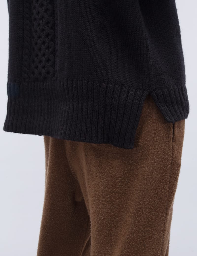 Stampd Harbor Sweater in Black | FWRD