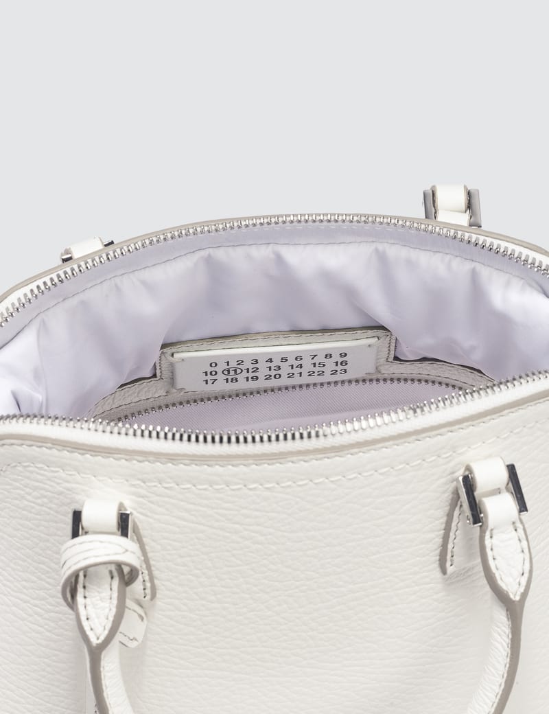 【24AW NEW】Maison Margiela/ 5AC ミニ バッグ / White 5AC Mini leather tote in white - Maison Margiela | Mytheresa
