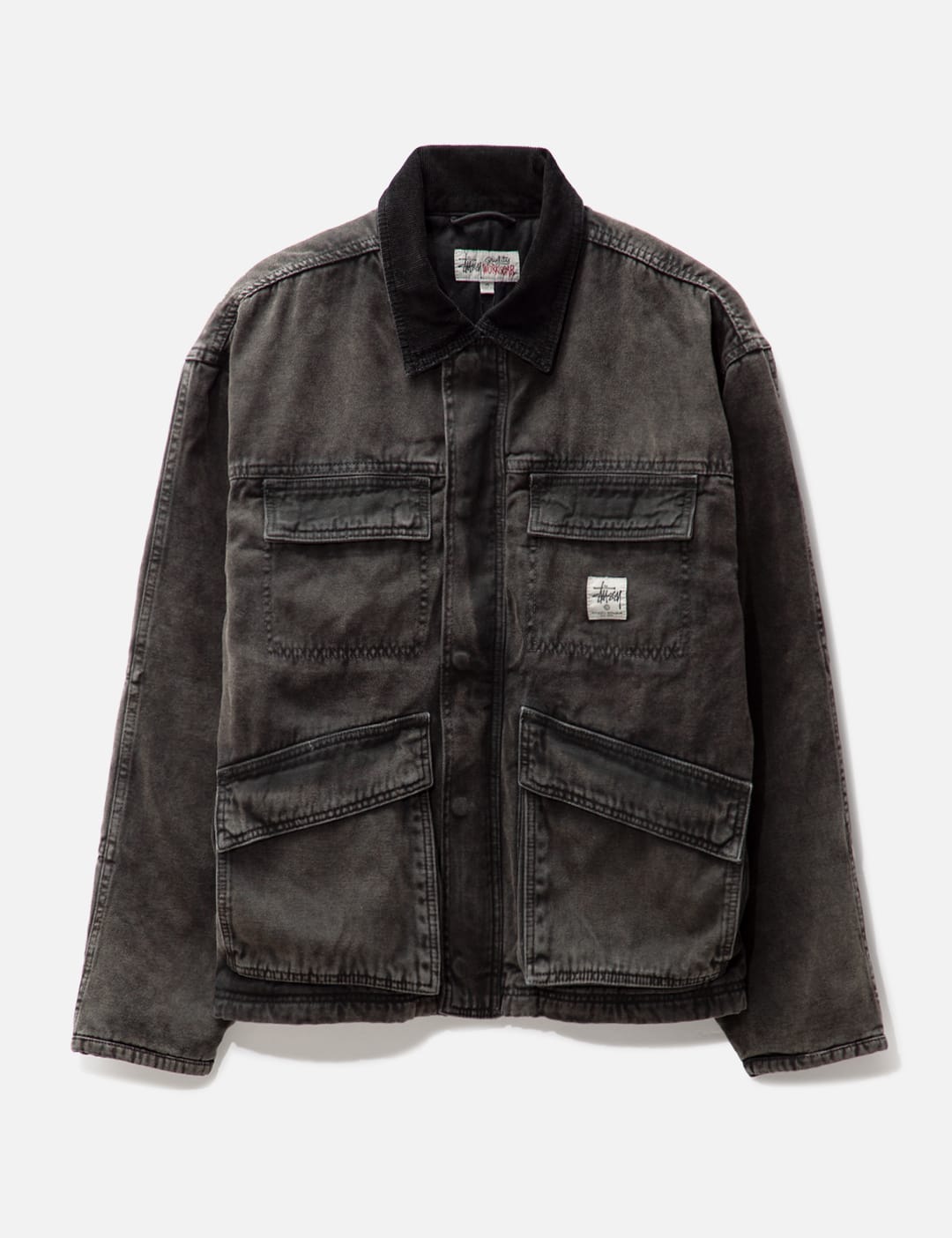 Stüssy - Washed Canvas Shop Jacket | HBX - Globally Curated