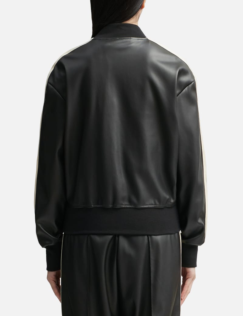 palm angels レザー トラックジャケット