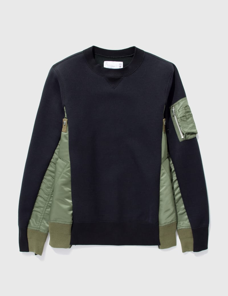 Sacai Sponge Sweat × MA-1 プルオーバーパーカー お得なまとめ売り