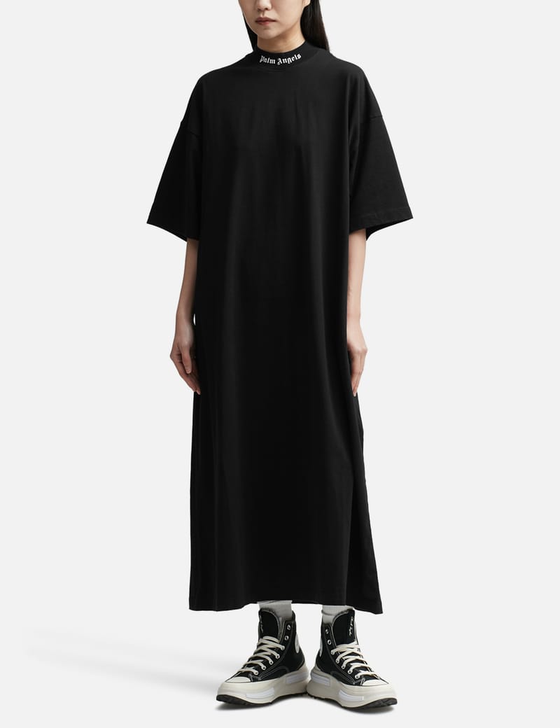 Palm Angels - Logo Print T-Shirt Dress | HBX - Globally