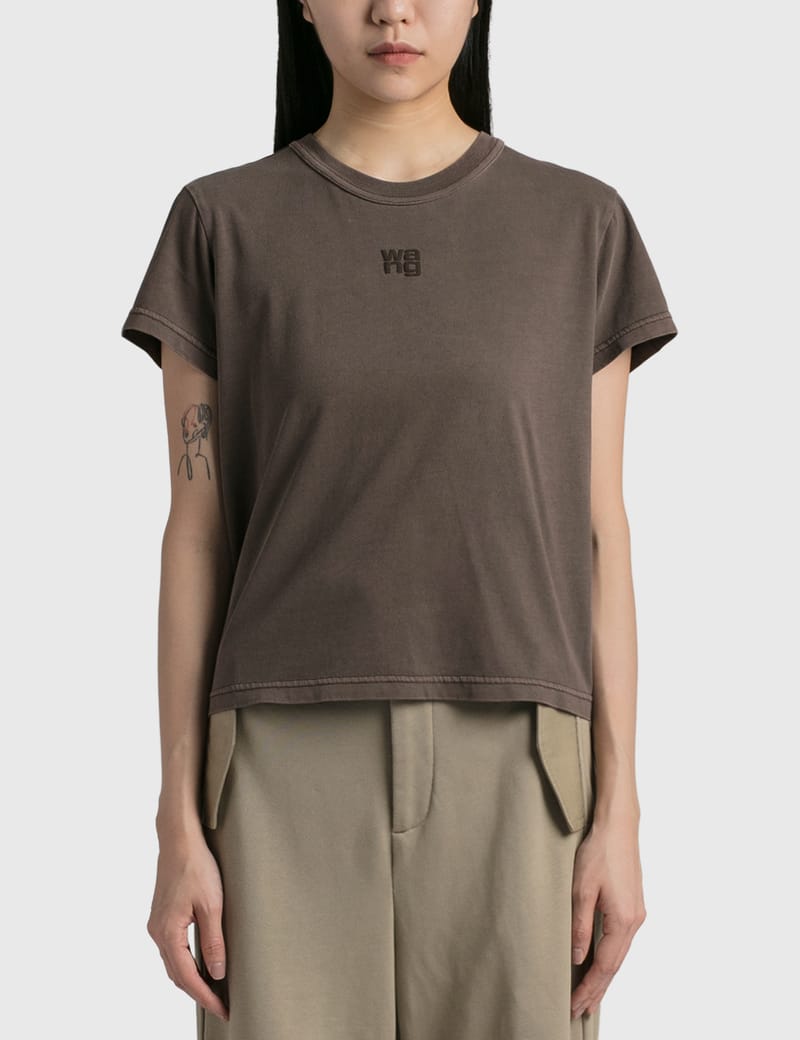 T By Alexander Wang - Essential Jersey Shrunk T-shirt | HBX