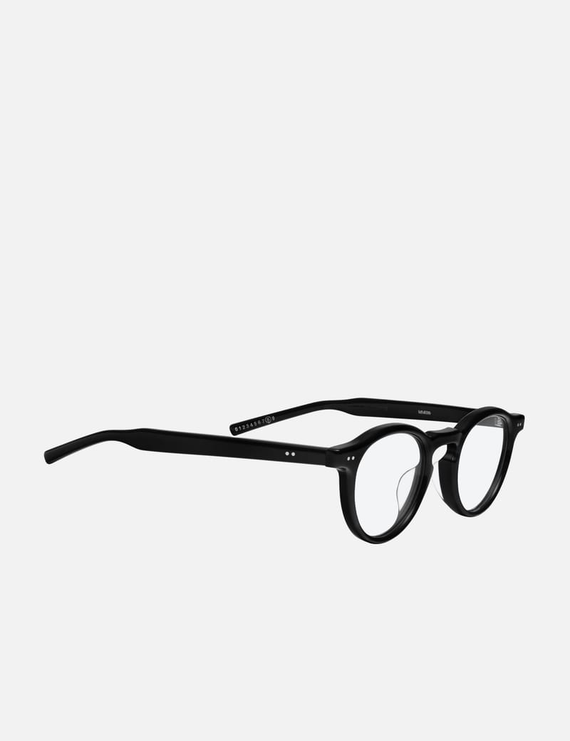 GENTLE MONSTER MM-116 ブラック ラウンドサングラス Glasses MM X Gentle Monster MM116 | Maison Margiela