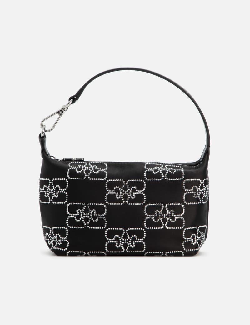 Ganni - Butterfly Small Pouch Satin Sparkle | HBX - Globally