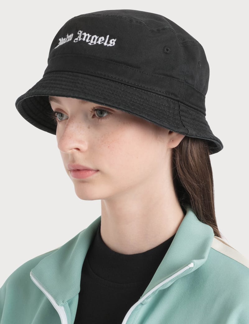 帽子 Palm Angels Classic Logo Bucket Hat Palm Angels Classic Logo Bucket Hat Black Men's - SS23 - US