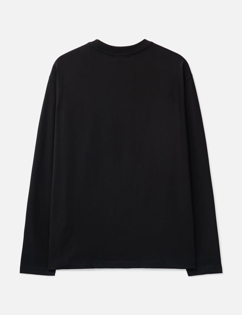 THUG CLUB TC Skull Long-Sleeve - Oversized cotton top with cracked