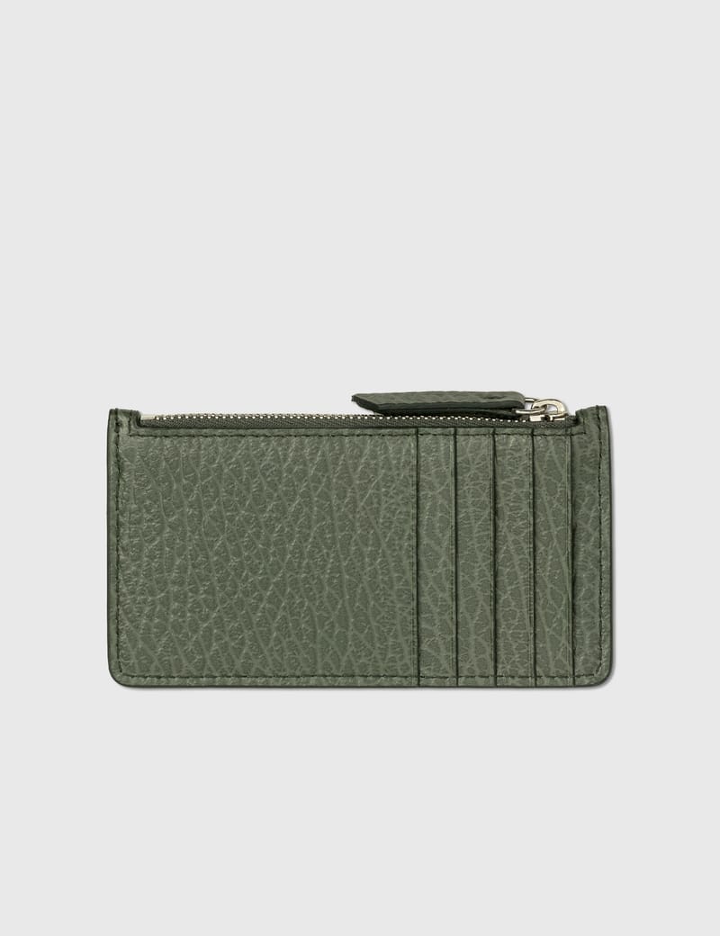 Maison Margiela - Four Stitch Zip Card Holder | HBX