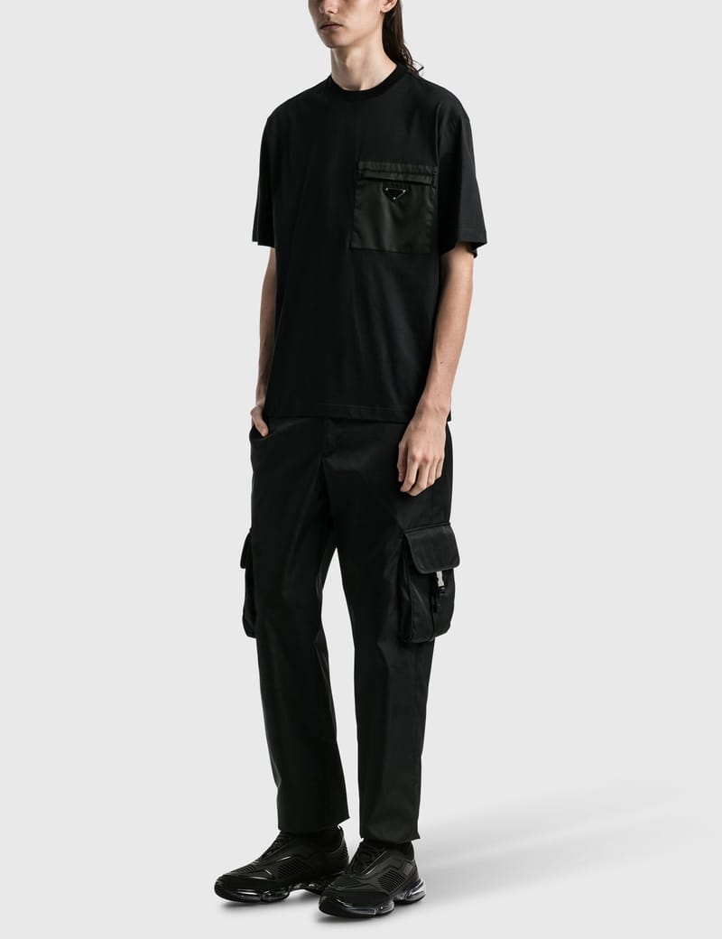 Prada - ナイロンポケット付き コットン Tシャツ | HBX - ハイプ
