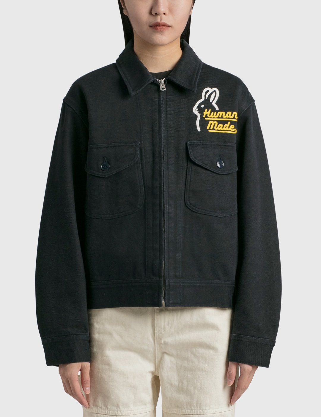 Work Jacket Human Human Made - Zip Work Jacket | HBX - Globally Curated Fashion and ...