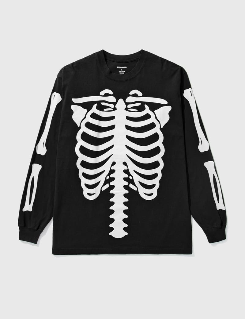 NEIGHBORHOOD - Bones Long Sleeve T-shirt | HBX - Globally