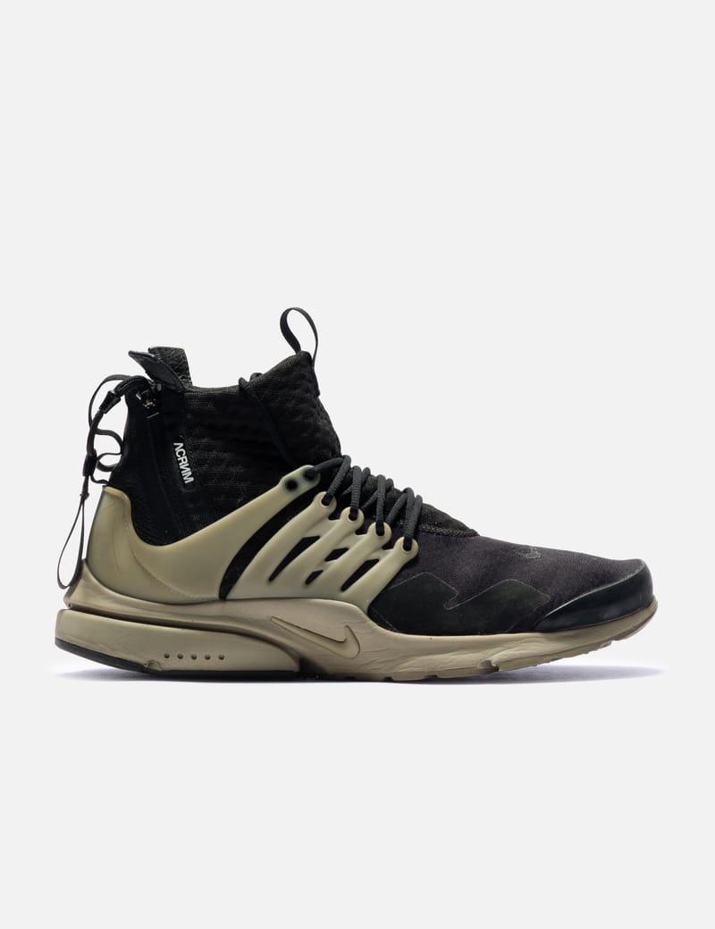 ナイキ ACRONYM × Nike Air Presto Mid 26cm Nike Acronym Air Presto MID - Used black sneakers with visible