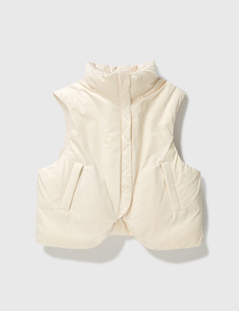 トップス ベスト/ジレ Hyein Seo Padded Waistcoat In White | ModeSens