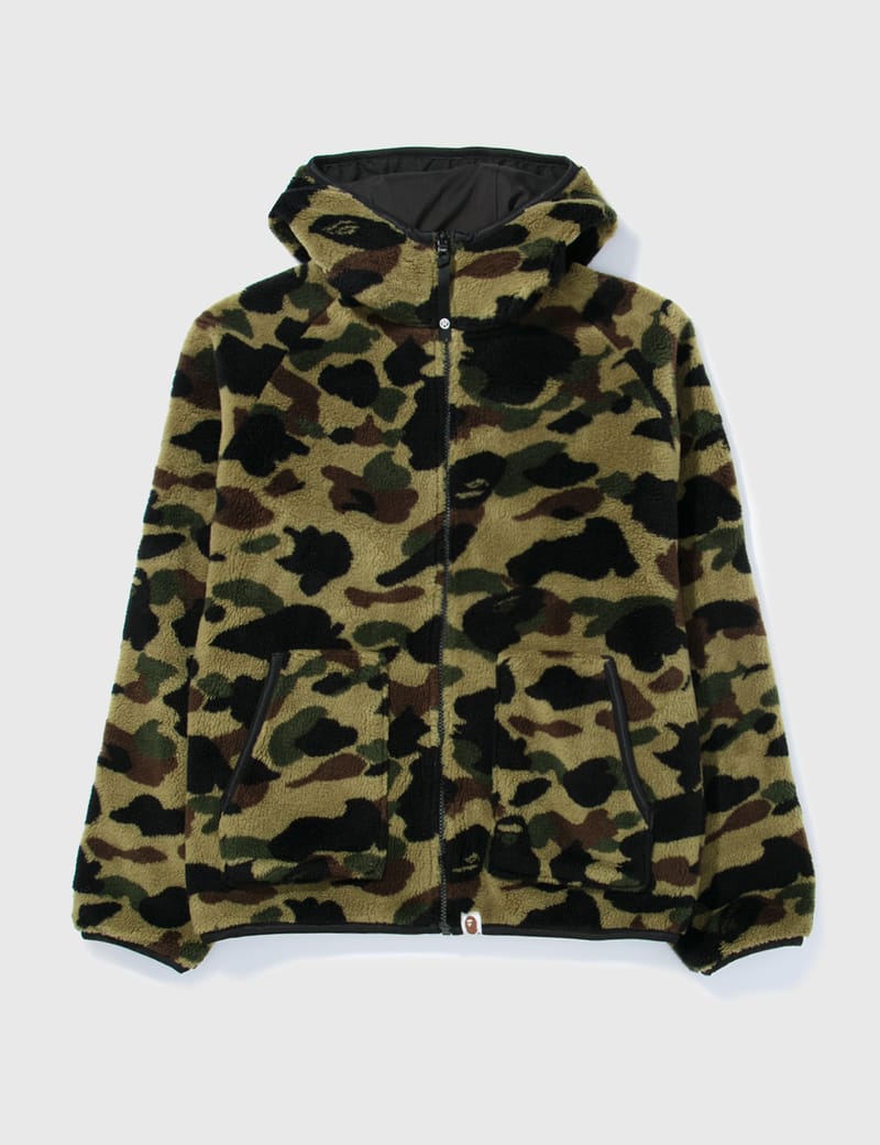 BAPE - A Bathing Ape Camouflage Fleece Jacket | HBX - Globally