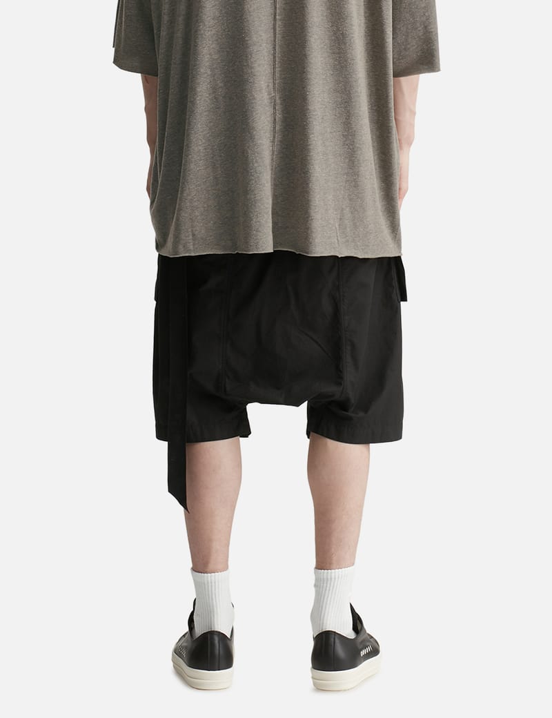 Rick Owens Drkshdw Creatch Cargo Pods - Drop-crotch ripstop cargos