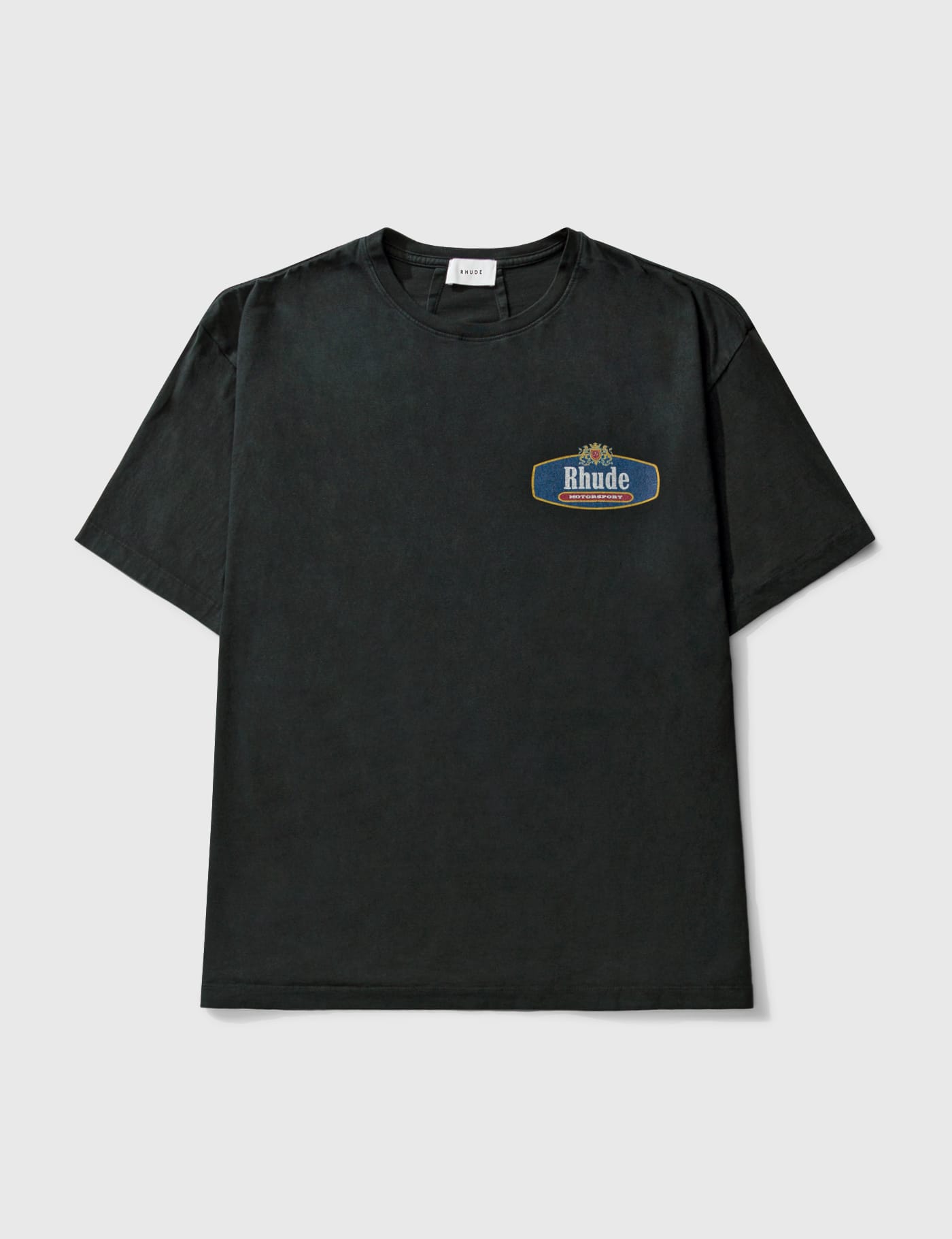 Rhude - Racing Crest T-shirt | HBX - Globally Curated Fashion and 