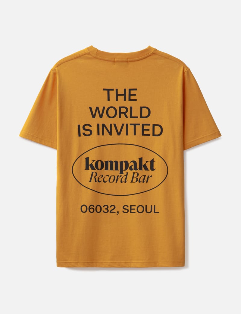 Kompakt Record Bar - The World Is Invited T-Shirt | HBX