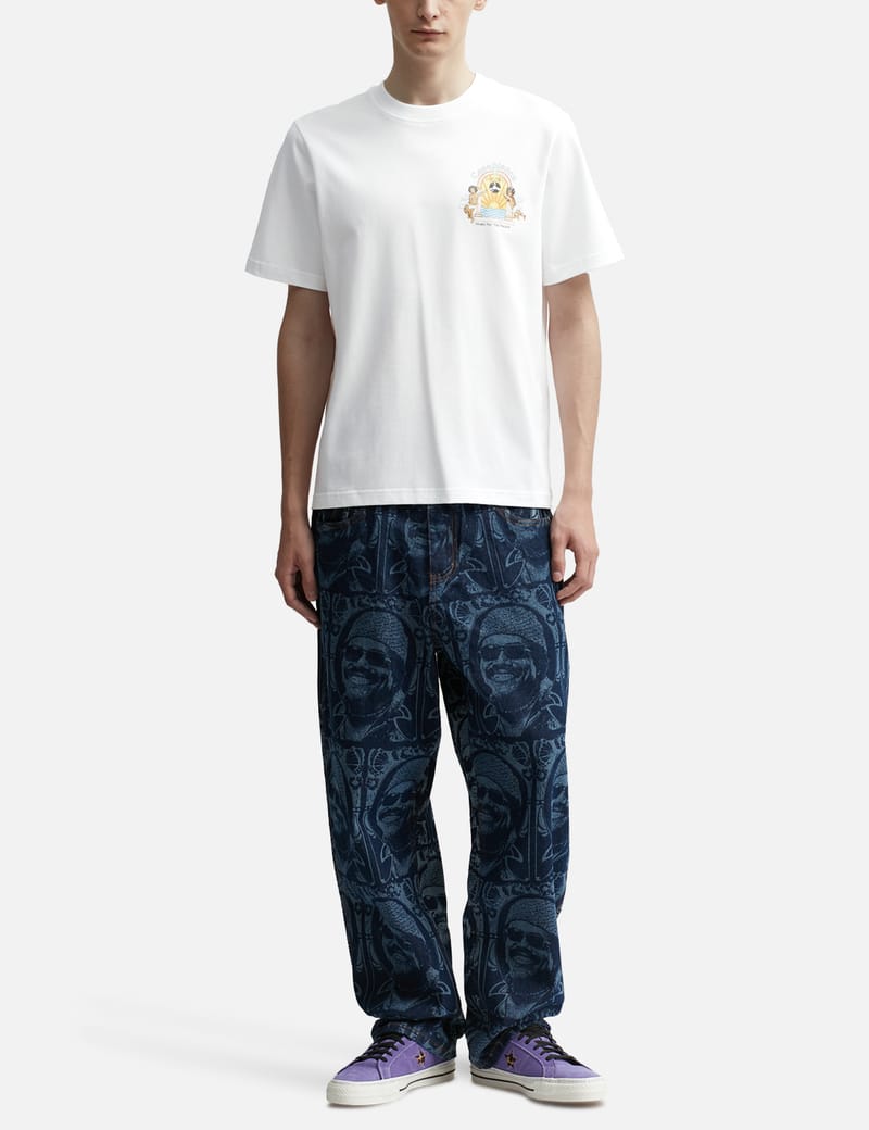 存在感絶大【Casablanca】ネイチャーズティーチャー Tシャツ Casablanca - Studio De Musique T-shirt | HBX - Globally