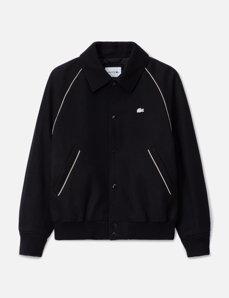 Lacoste - GOLF le FLEUR* x Lacoste Wool Varsity Jacket | HBX