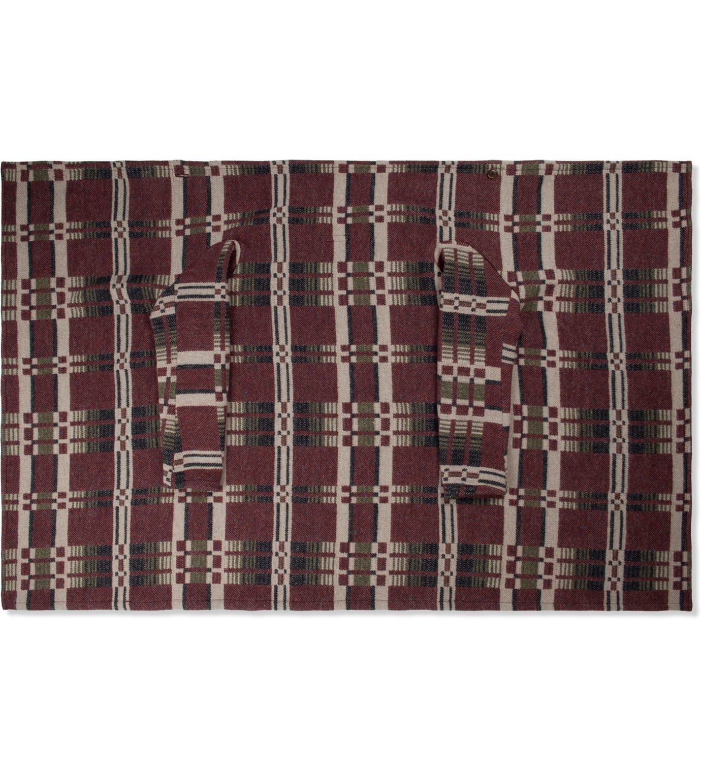 Native Pattern Blanket Coat