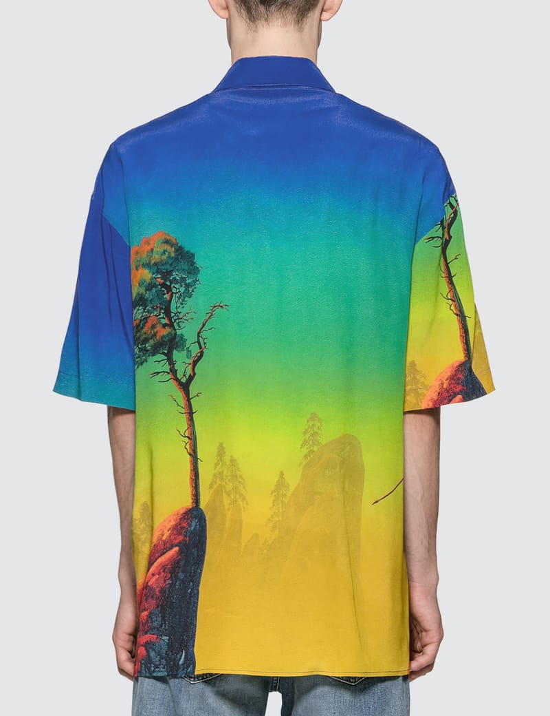 Valentino - Dragon At Dawn Silk Shirt | HBX - Globally