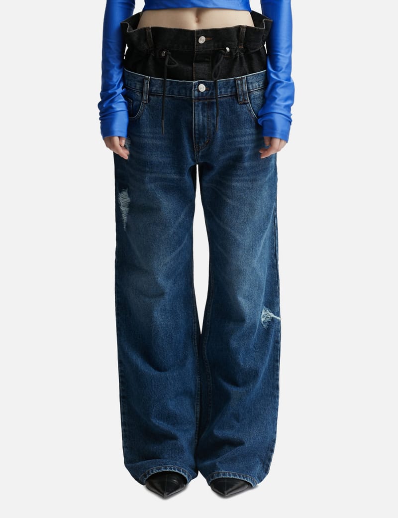 Blue Andersson Bell Wave Wide Leg Jeans | SVD