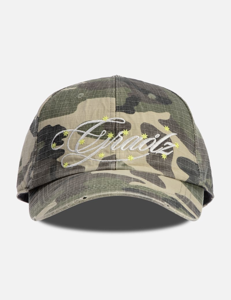 【Grailz】24HS LOGO CAMO CAP [CAMO] GRAILZ - Logo Camo Cap | HBX - Globally Curated Fashion and