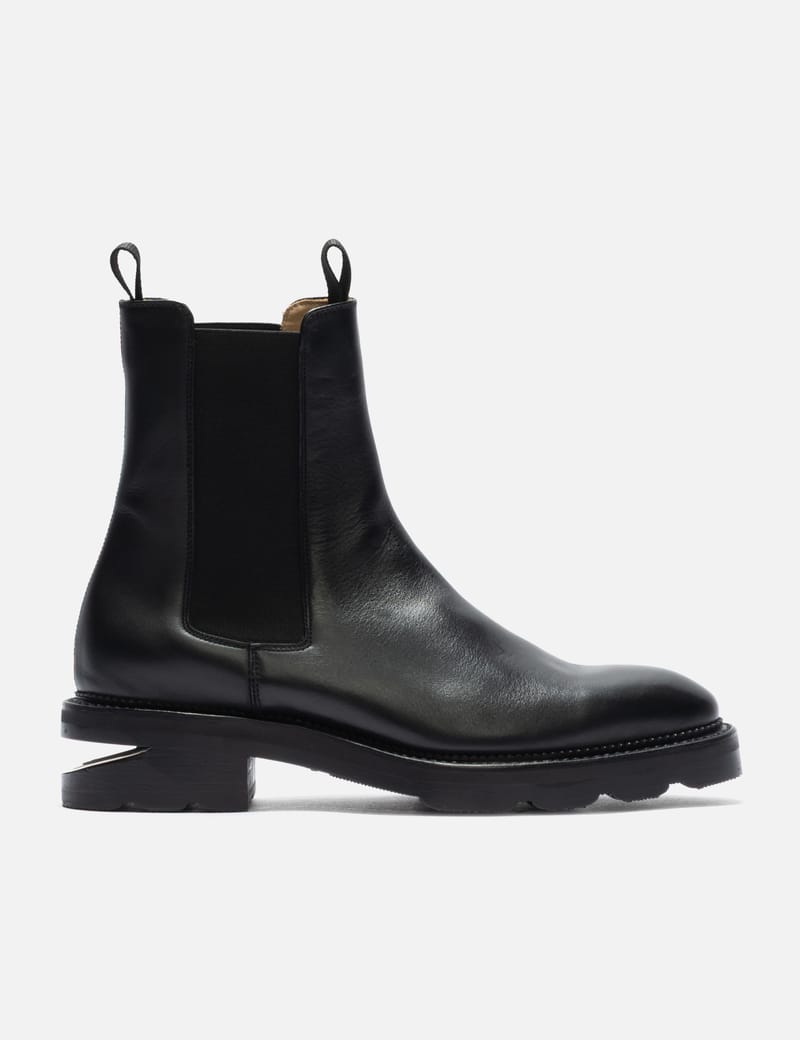 Alexander Wang - Terrain Crackle Patent Leather Moto Boots