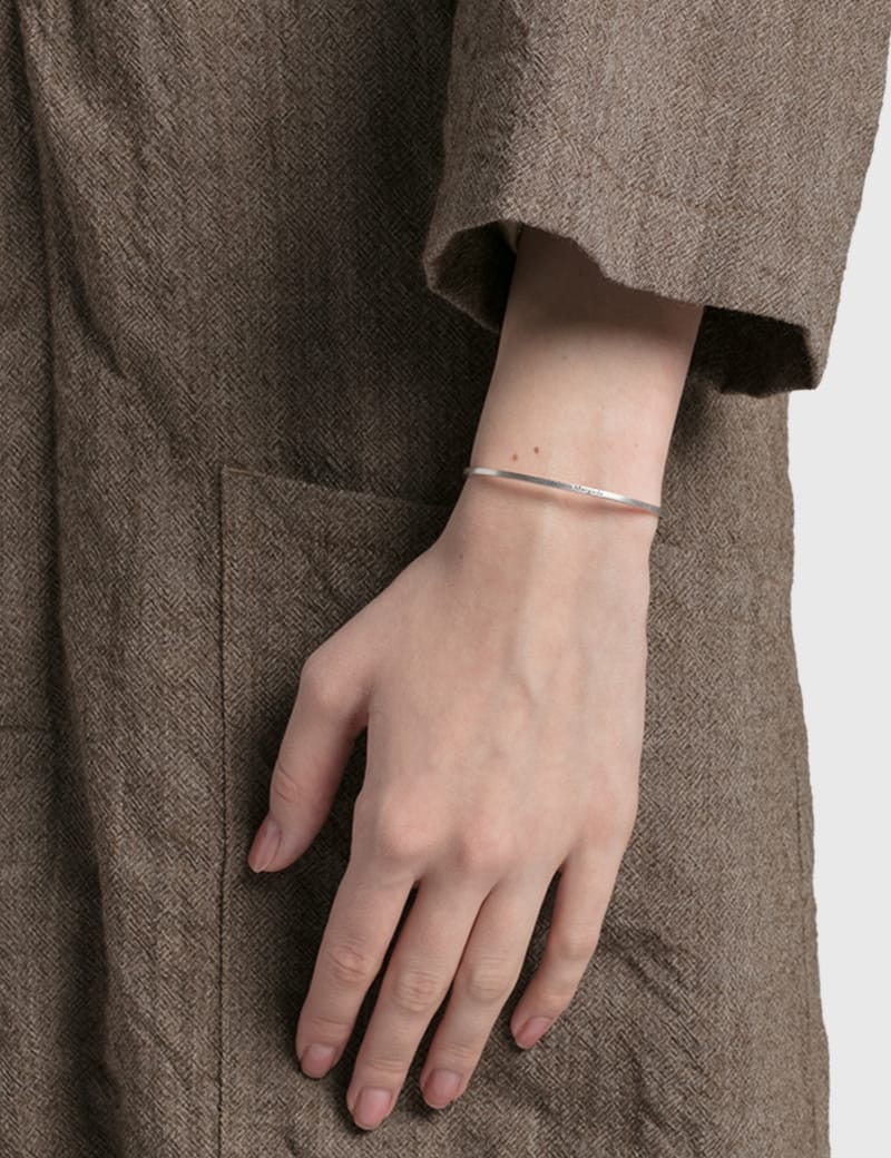 Maison Margiela - Slim Logo Cuff Bracelet | HBX