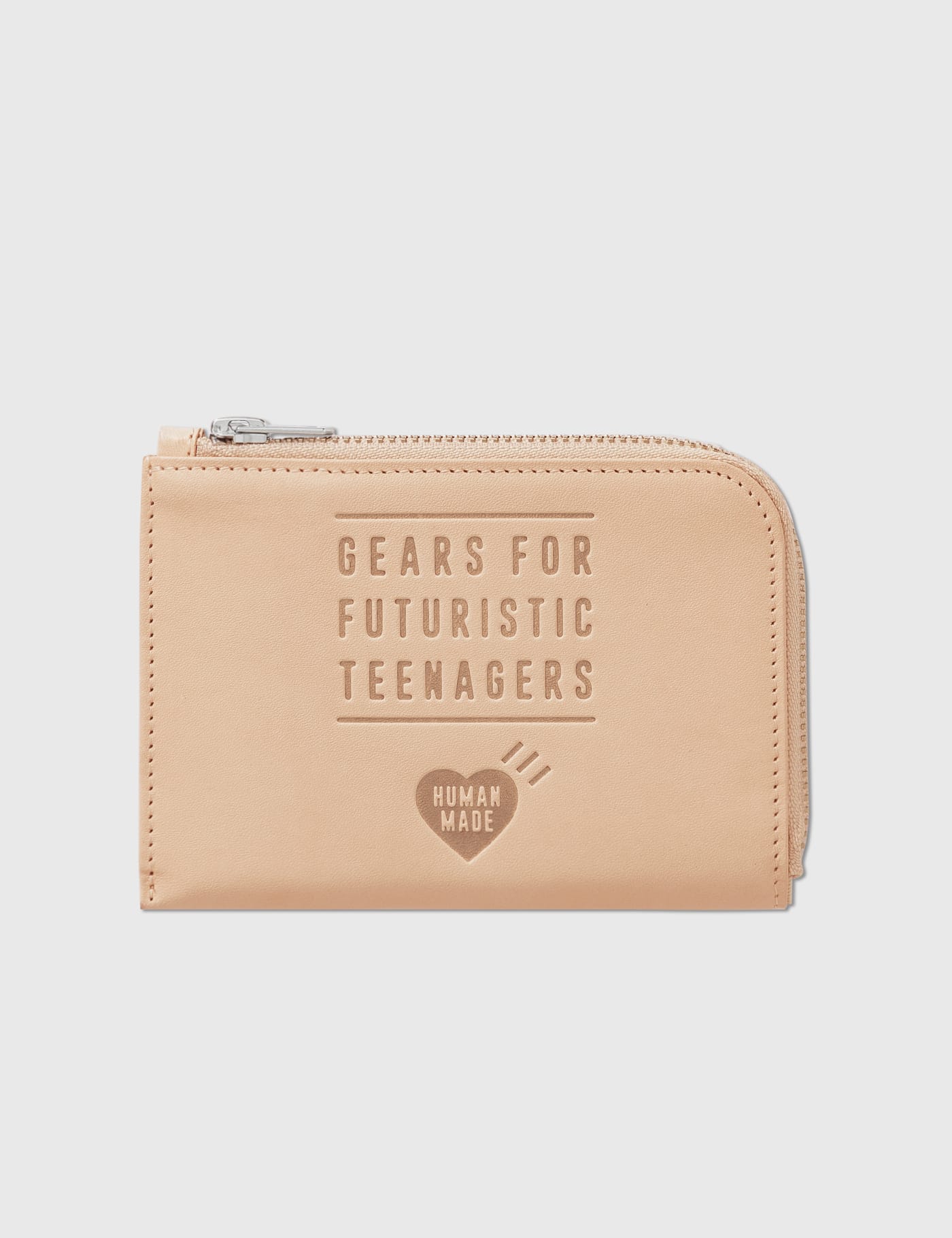 HUMAN MADE LEATHER WALLET BEIGE-